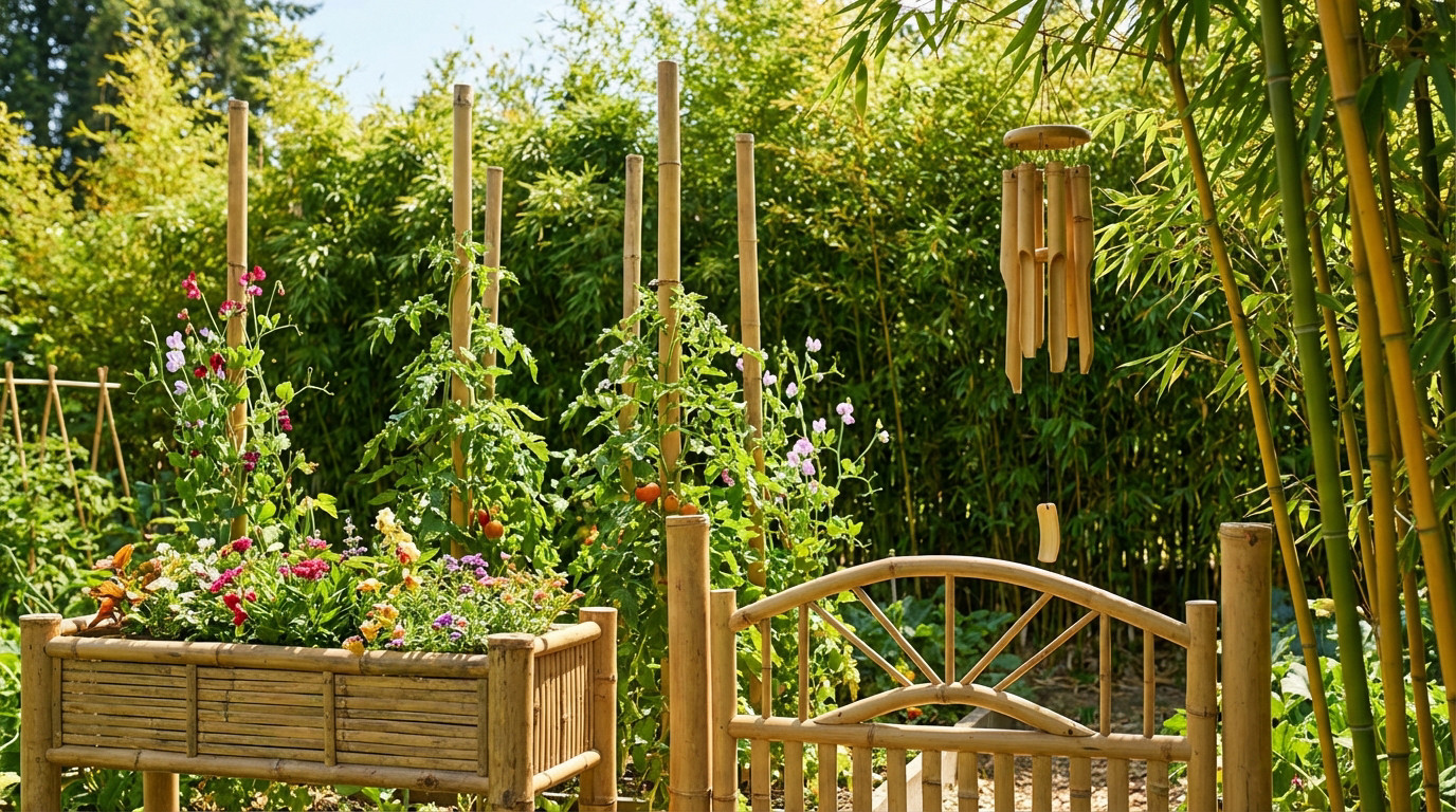 Bambou en haie brise-vue dans un jardin, offrant intimité et protection