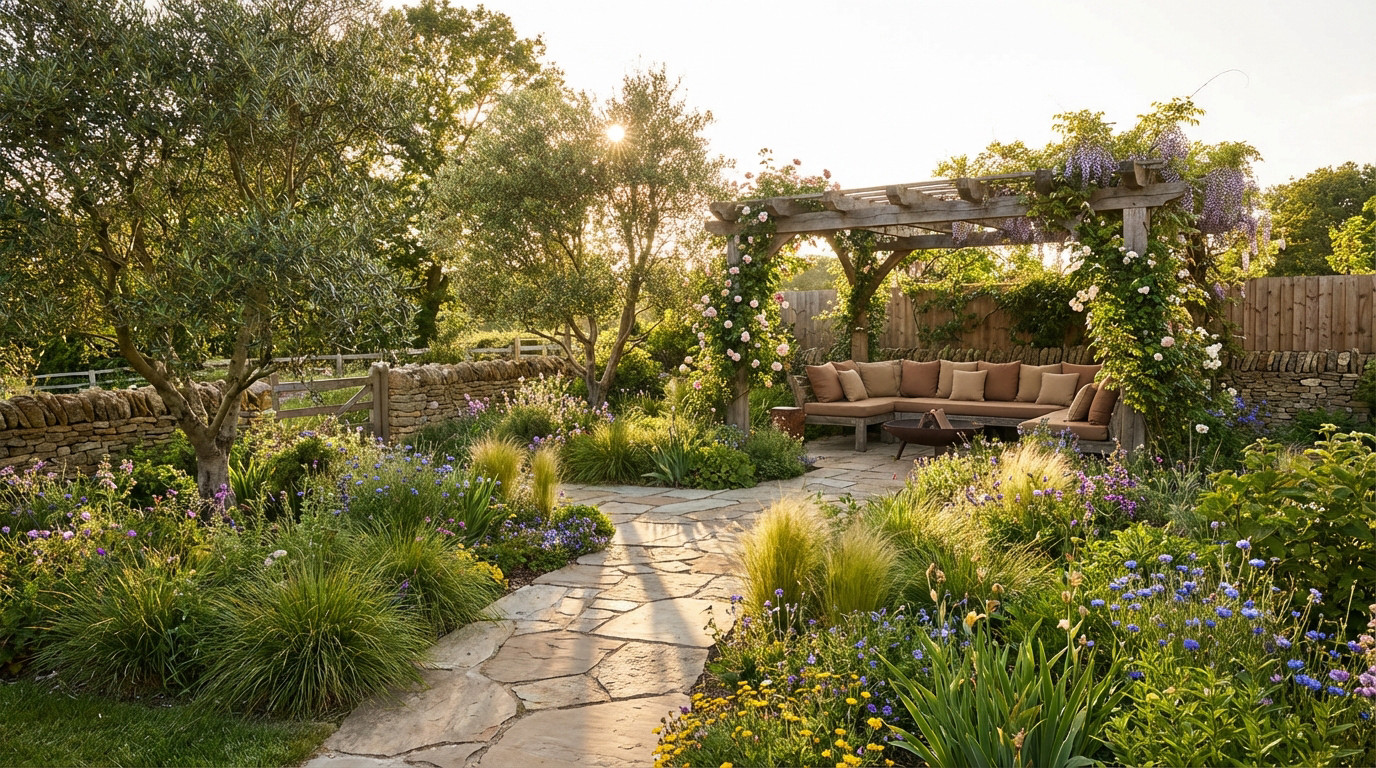 Aménagement d'un jardin durable avec plantes rustiques et économes en eau en 2026