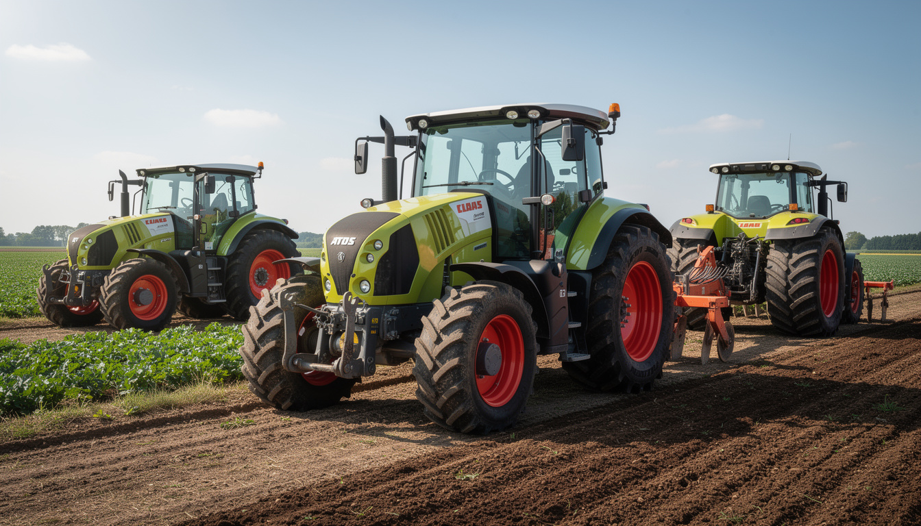 découvrez les caractéristiques détaillées et les avis des utilisateurs sur le tracteur atos claas, une machine agricole performante et fiable.