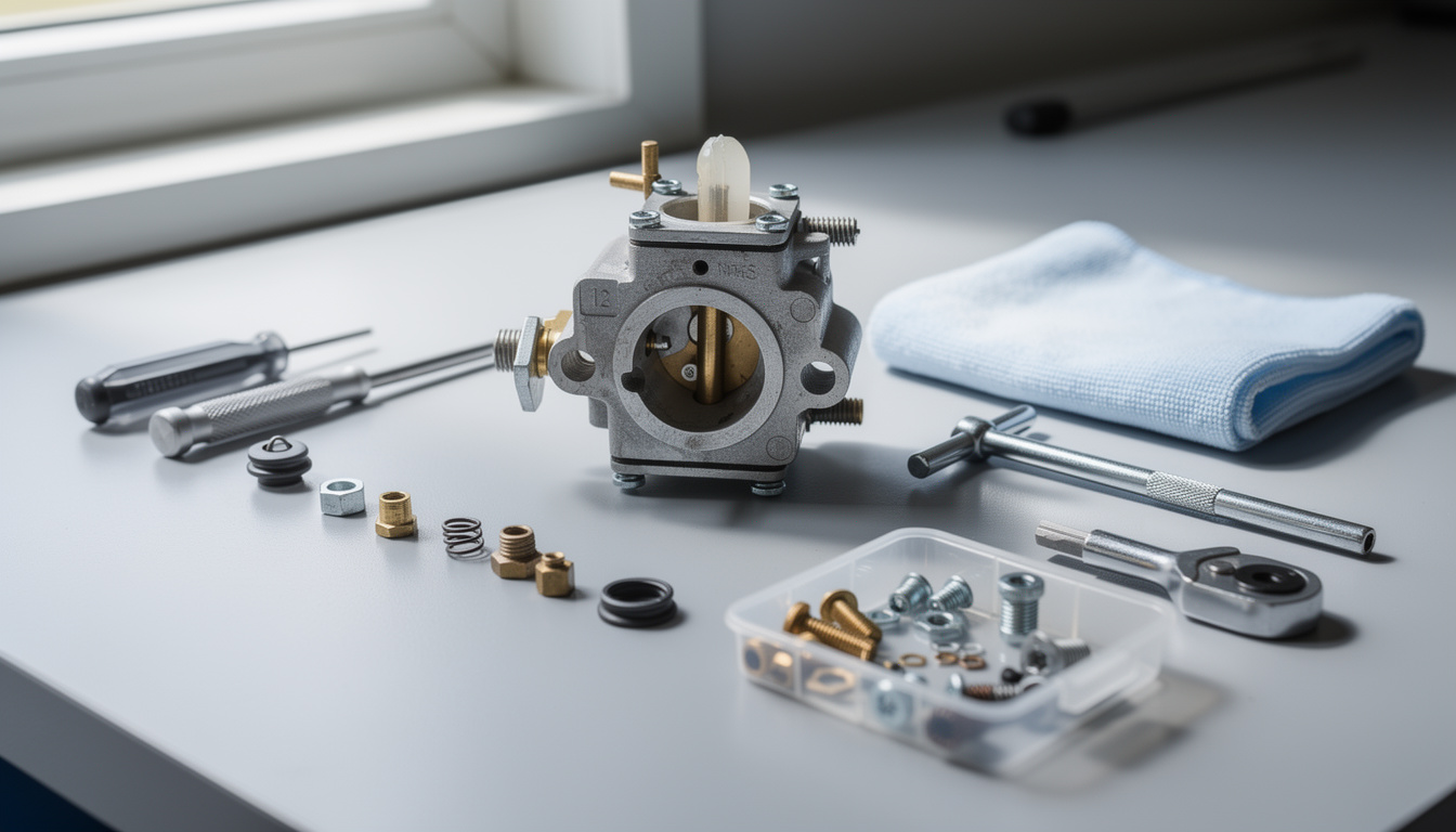 découvrez notre guide complet pour le nettoyage du carburateur de votre tronçonneuse, avec des étapes simples et des conseils pratiques pour un fonctionnement optimal.