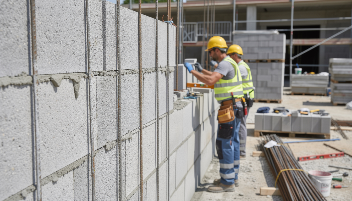 estimation du prix au mètre carré pour un mur en parpaing banché sans fourniture. découvrez les coûts de construction pour planifier votre budget efficacement.