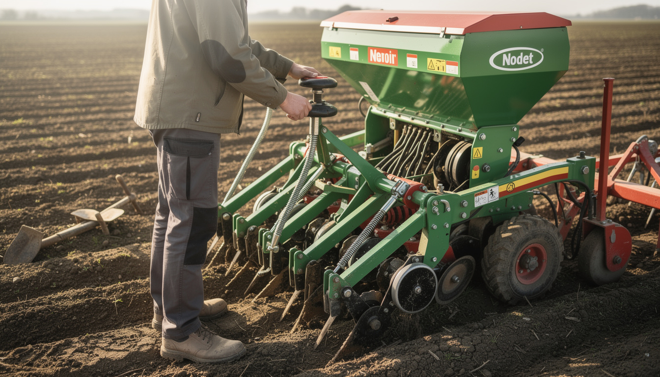 découvrez la fiche technique complète du semoir nodet, avec ses caractéristiques détaillées et les conseils pour les réglages optimaux.