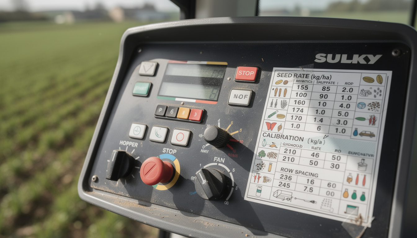 découvrez notre guide complet sur le tableau de réglage du semoir sulky, avec des explications détaillées pour optimiser vos réglages et garantir une implantation réussie.