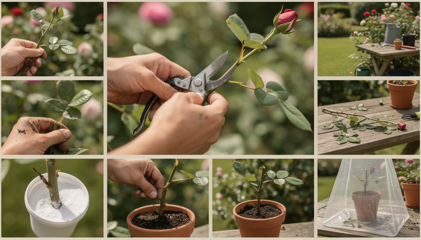 découvrez comment faire une bouture de rosier facilement pour réussir la multiplication de vos rosiers et embellir votre jardin.