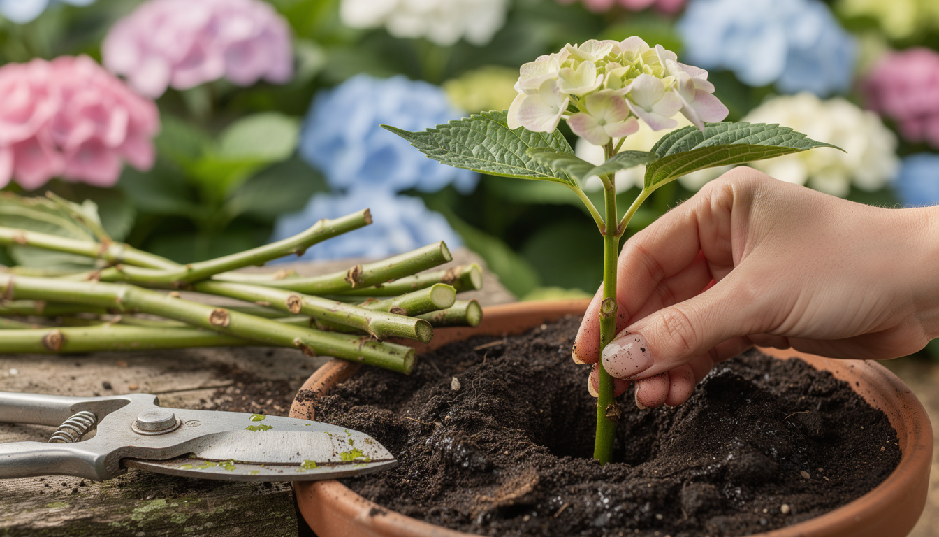 découvrez comment réussir la bouture d’hortensia facilement pour embellir votre jardin avec de magnifiques fleurs colorées toute l'année.