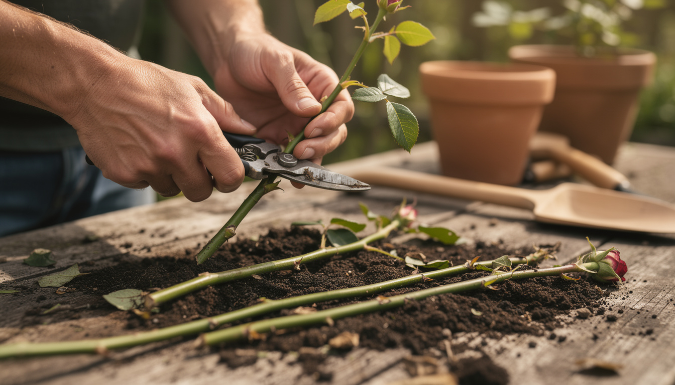 apprenez à réussir le bouturage de rosiers facilement grâce à nos conseils pratiques et simples pour obtenir de belles boutures en pleine santé.