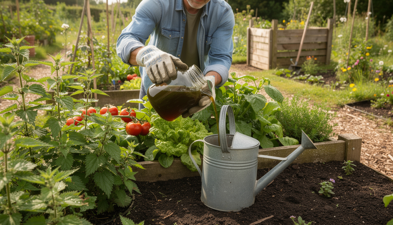 découvrez comment utiliser le purin d'ortie pour entretenir un jardin naturel et efficace, en stimulant la croissance des plantes et en prévenant les parasites de manière écologique.
