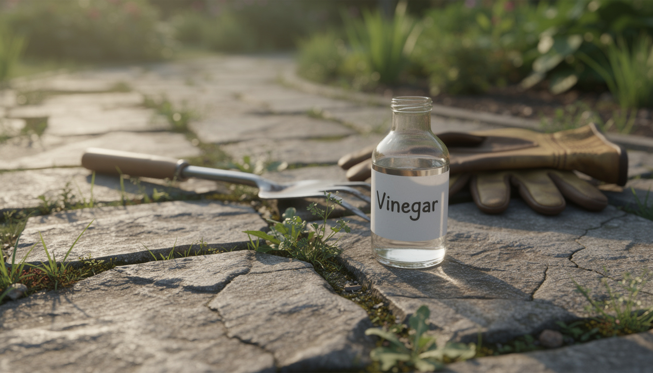 apprenez à utiliser le désherbant naturel au vinaigre pour éliminer efficacement les mauvaises herbes et garder votre jardin propre et sain.