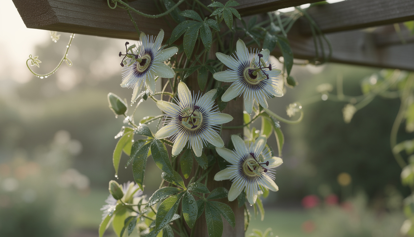 explorez les mystères de la passiflora caerulea, la fleur de la passion bleue, et découvrez ses caractéristiques fascinantes, son origine et ses bienfaits.
