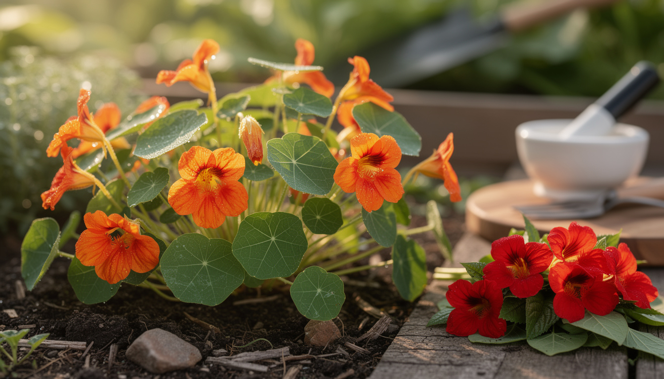 découvrez notre guide complet sur la grande capucine : conseils de culture, entretien facile et bienfaits pour votre jardin et votre santé.