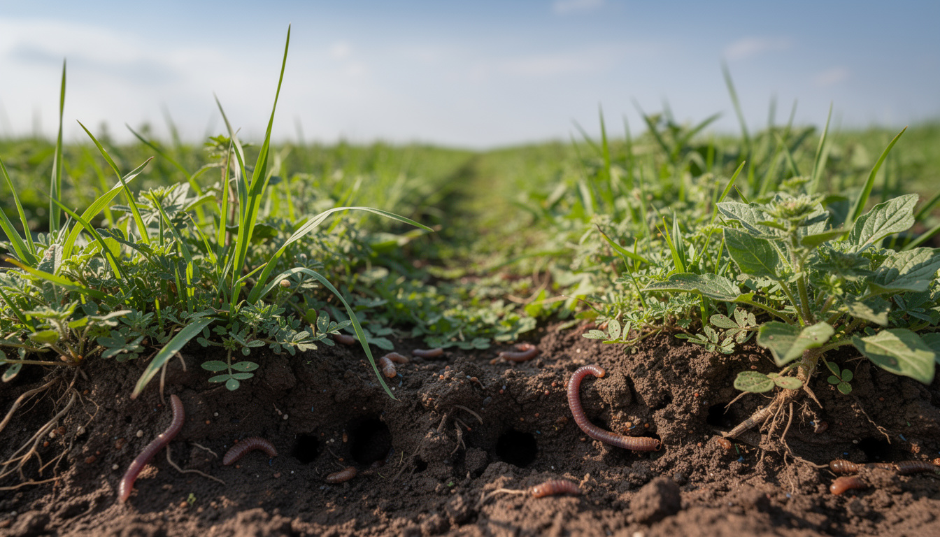 découvrez comment l’enherbement peut améliorer la qualité du sol en favorisant la biodiversité, en augmentant la fertilité et en protégeant contre l’érosion.