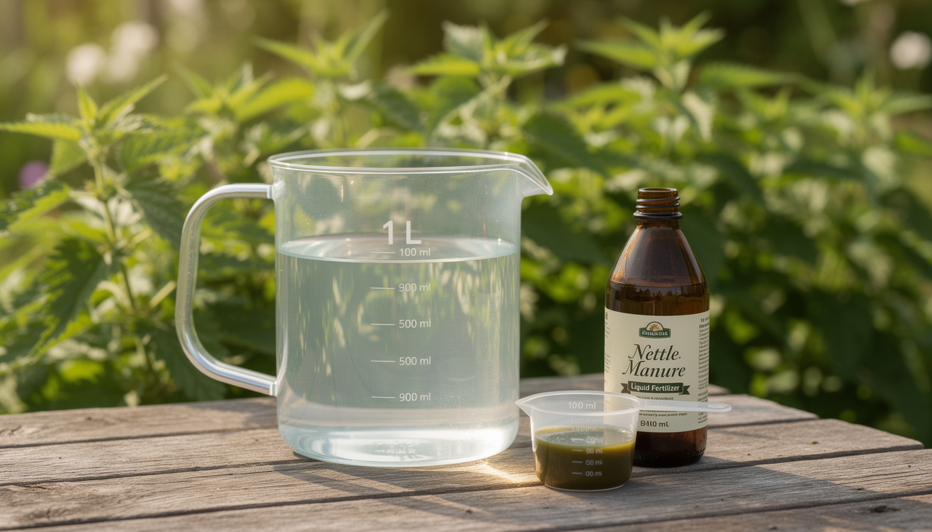 découvrez le dosage idéal de purin d’ortie à diluer dans 1 litre d’eau pour un usage efficace en jardinage, favorisant la croissance des plantes et leur protection naturelle.