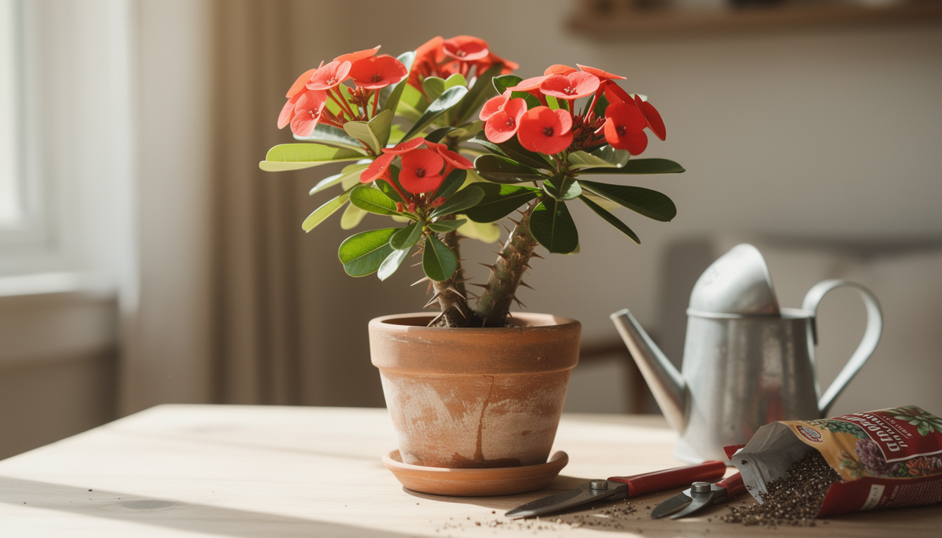 découvrez tout sur l'euphorbia milii : conseils de culture, astuces d'entretien et informations pour réussir à la cultiver facilement.