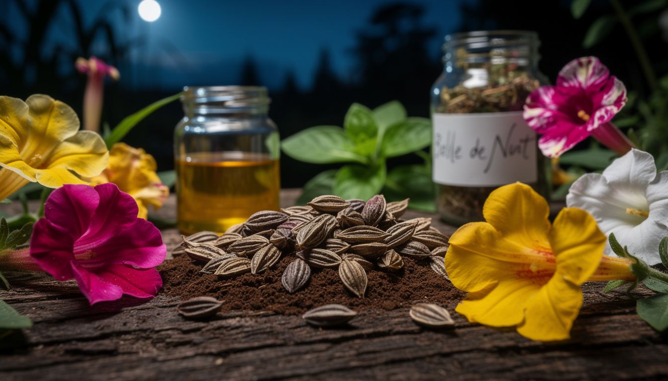 découvrez tout sur la graine de belle de nuit, ses propriétés, ses bienfaits pour la santé et comment l'utiliser au quotidien pour profiter de ses vertus naturelles.