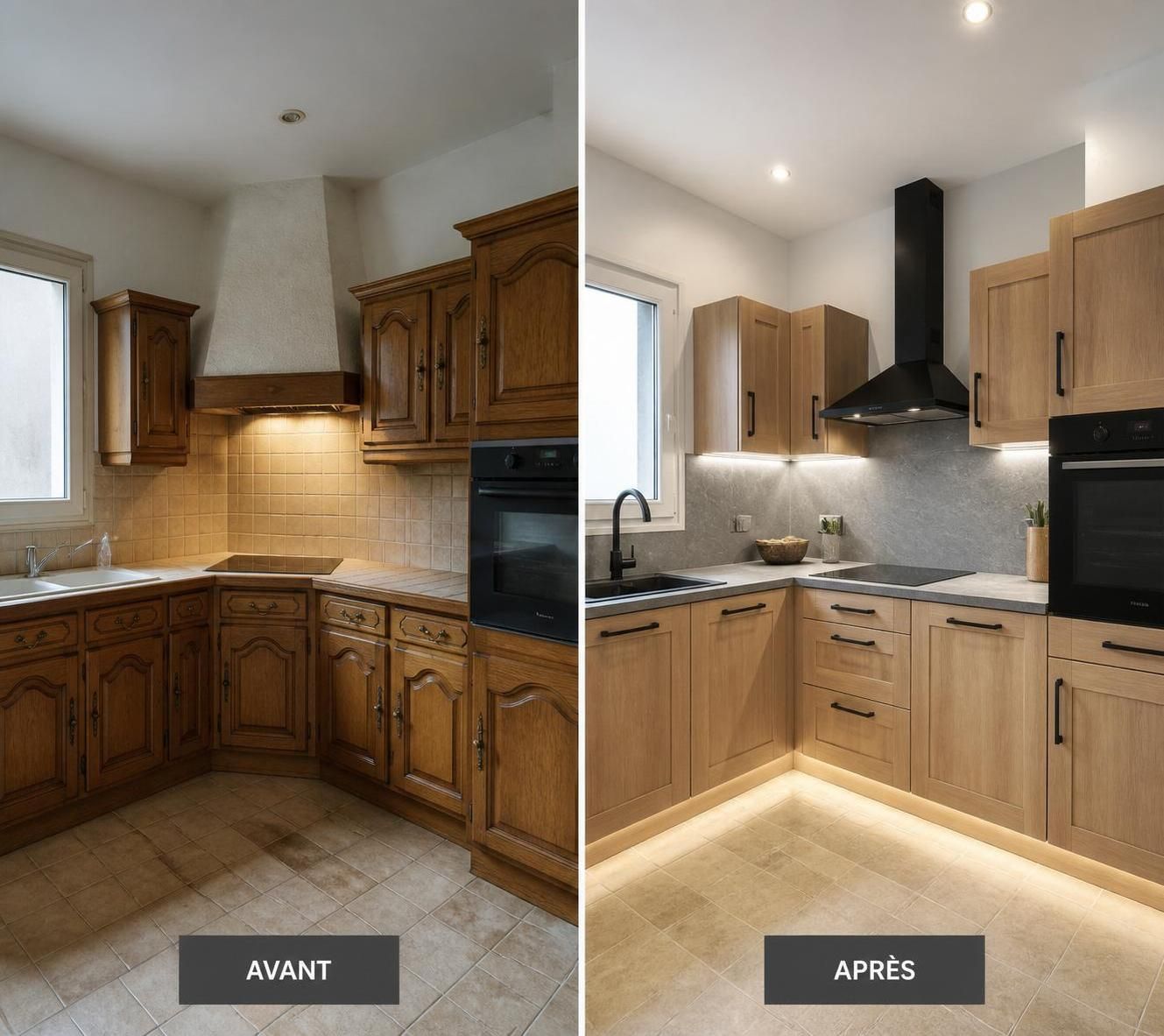 découvrez comment moderniser et relooker une cuisine rustique en chêne grâce à des astuces simples et élégantes pour un intérieur chaleureux et contemporain.